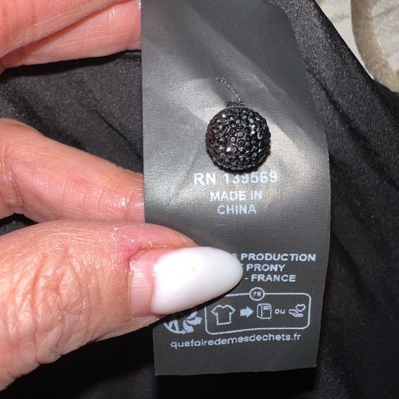 THE KOOPLES METALLIC BRONZE SHORT DRESS SIZE 1/Small NWT The Luxe dress - Picture 9 of 16